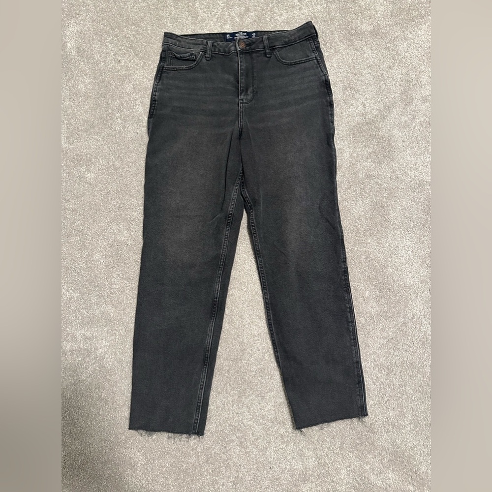 Black Hollister mom jeans